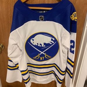 Adidas Authentic Rasmus Dahlin Buffalo Sabres Reverse Retro NHL Jersey White 50